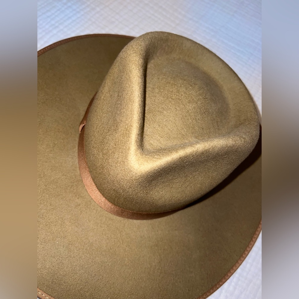SOLD - Lack of Color Teak Rancher Wool Felt Fedora Hat - Picture 5 of 16